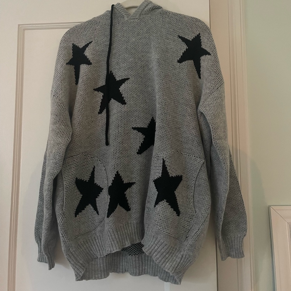Star oversized hoodie